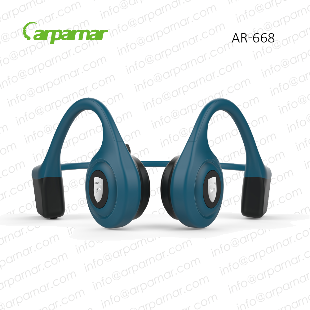 AR-668-blue-arparnar bone conduction headphone