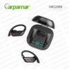 0402008 Arparnar Black Wireless Earbuds Headphones Wired Twins Single Use In Ear POWERHBQ PRO Q62 TWS Earphones With Charging Cable