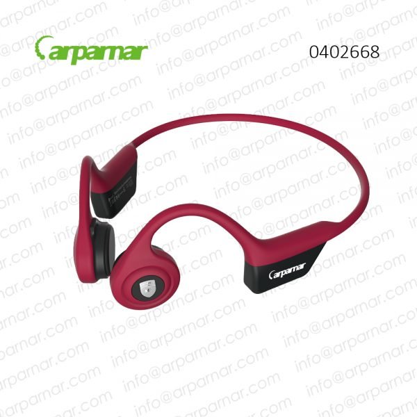 0402668 Arparnar Bone Conduction Headphone dark red